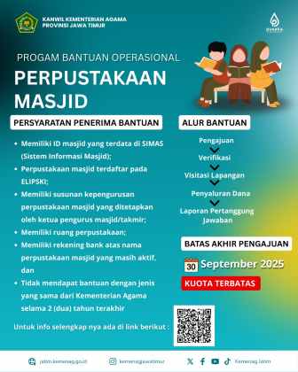Program Bantuan Operasional Perpustakaan Masjid
