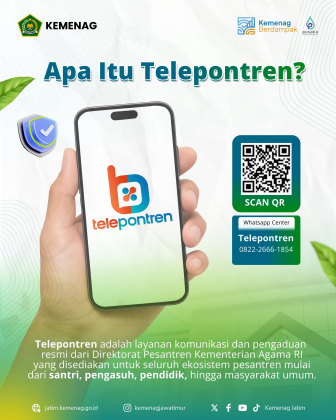 Butuh informasi Pesantren?  Ada kendala yang perlu ditindaklanjuti?  ???? Telepontren Kemenag siap mendengar dan melayani.  Karena pesantren adalah pilar pendidikan dan peradaban bangsa.  #Telepontren #PesantrenBerdaya #KemenagHadir